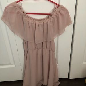 h and m off the shoulder dress